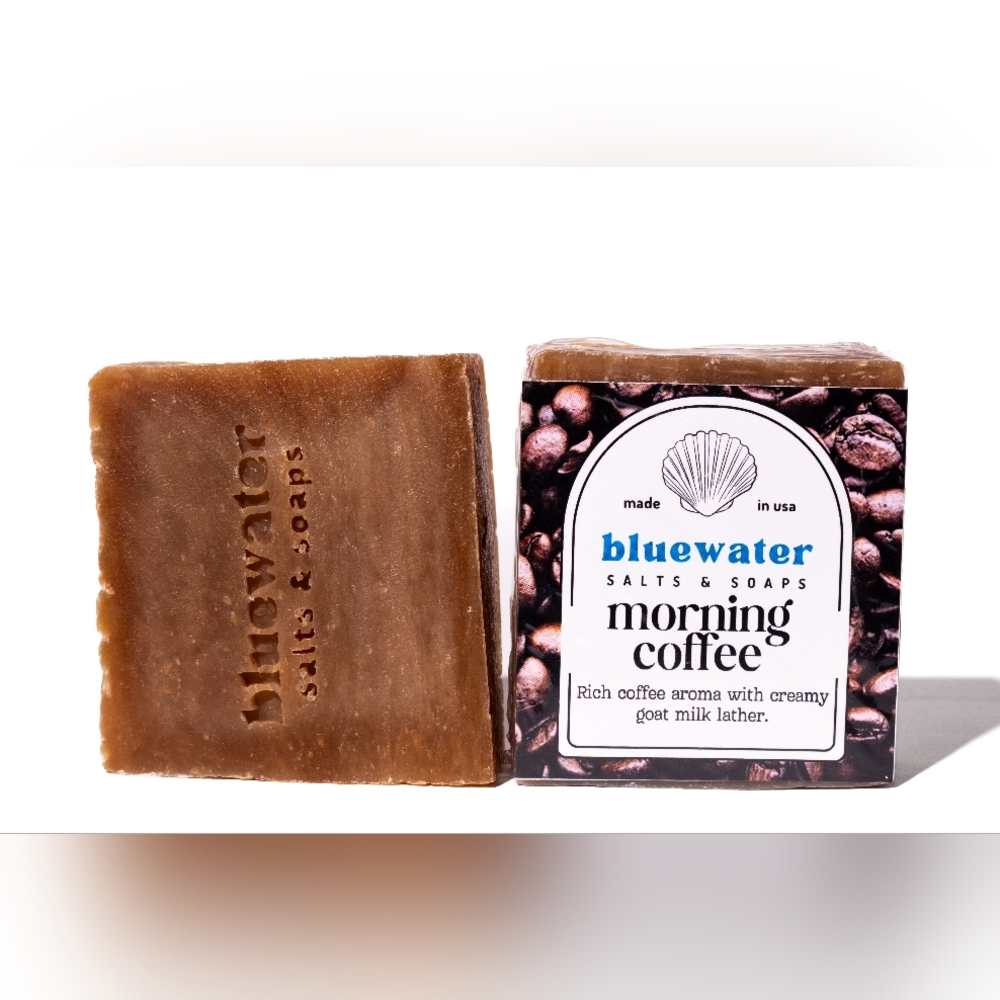 (1 Body Bar) MORNING COFFEE COLD PROCESS HANDMADE SOAP BAR - Picture 3 of 8